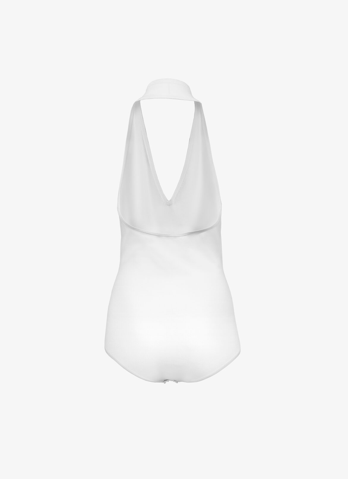 Halter-Neck Bodysuit ALAÏA WHITE HALTER-NECK BODYSUIT